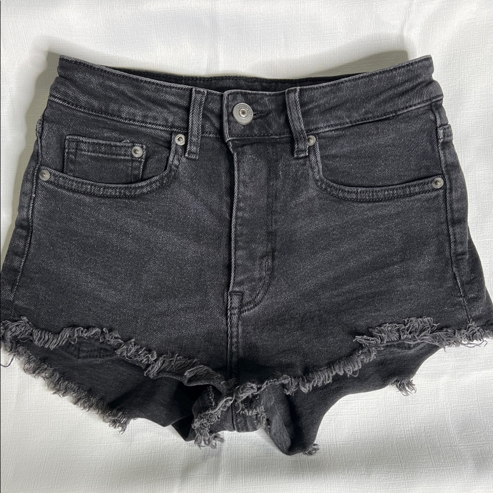 H&M Charcoal Jean Shorts